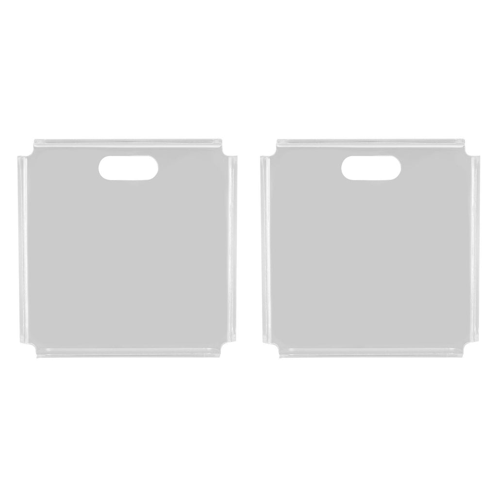 2pcs Small Speaker Wall Shelf Acrylic Adhesive Multi Angle Adjustment Space Saving Security Cameras Floating Shelf for Home Office