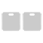 2pcs Small Speaker Wall Shelf Acrylic Adhesive Multi Angle Adjustment Space Saving Security Cameras Floating Shelf for Home Office