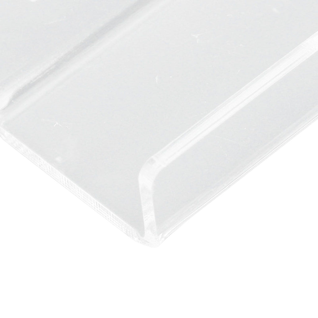 6Pcs Wall Mount Vinyl Record Shelf Clear Clear Acrylic Record CD Storage Rack Floating Wall Shelves for Bathroom Bedroom Living Room Kitchen