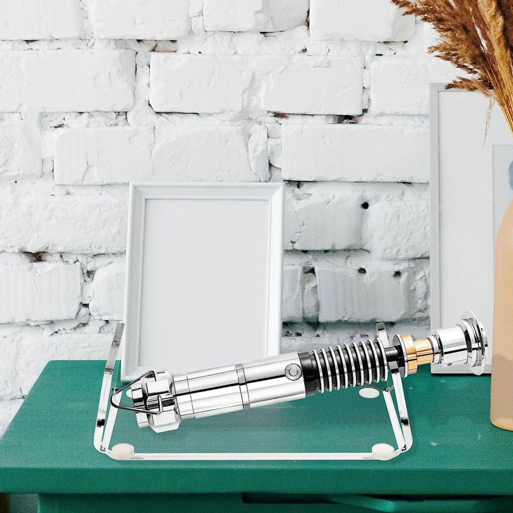 YX009 Acrylic Lightsaber Display Stand Sword Stand with Anti Slip Pad for Lightsaber Handle Dagger Piccolo