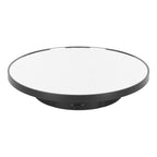 Rotating Display Stand 2 in 1 Automatic 360 Degree Electric Turntable with Remote Control for Photography Product Jewelry Black
