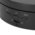 Rotating Display Stand 2 in 1 Automatic 360 Degree Electric Turntable with Remote Control for Photography Product Jewelry Black