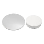 Rotating Display Stand Plastic Glass 360 Degree Electric Motorized Turntable with USB Cable for Photography Products Shows Jewelry Watch Cake White