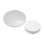 Rotating Display Stand Plastic Glass 360 Degree Electric Motorized Turntable with USB Cable for Photography Products Shows Jewelry Watch Cake White