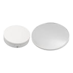 Rotating Display Stand Plastic Glass 360 Degree Electric Motorized Turntable with USB Cable for Photography Products Shows Jewelry Watch Cake White