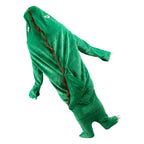 Dinosaur Robe Pajama Wearable Dinosaur Blanket Super Soft Dinosaur Blanket Hoodie for Kids Adults M 140cm