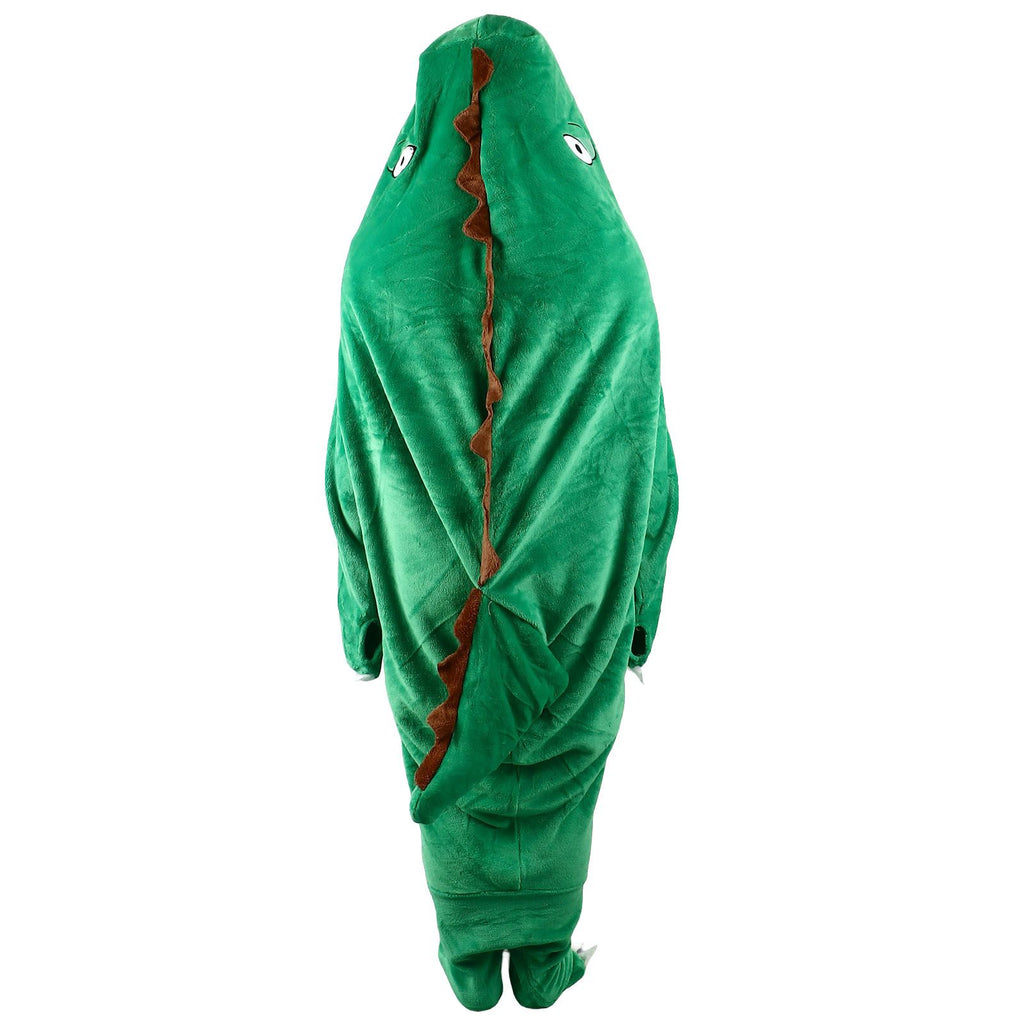 Dinosaur Robe Pajama Wearable Dinosaur Blanket Super Soft Dinosaur Blanket Hoodie for Kids Adults XL 190cm