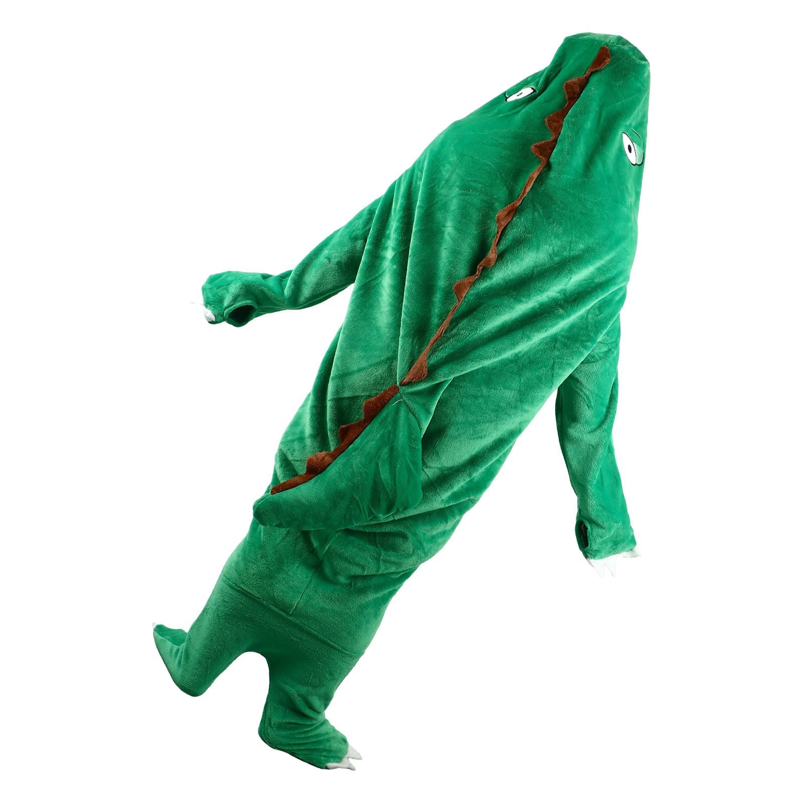 Dinosaur Robe Pajama Wearable Dinosaur Blanket Super Soft Dinosaur Blanket Hoodie for Kids Adults XL 190cm