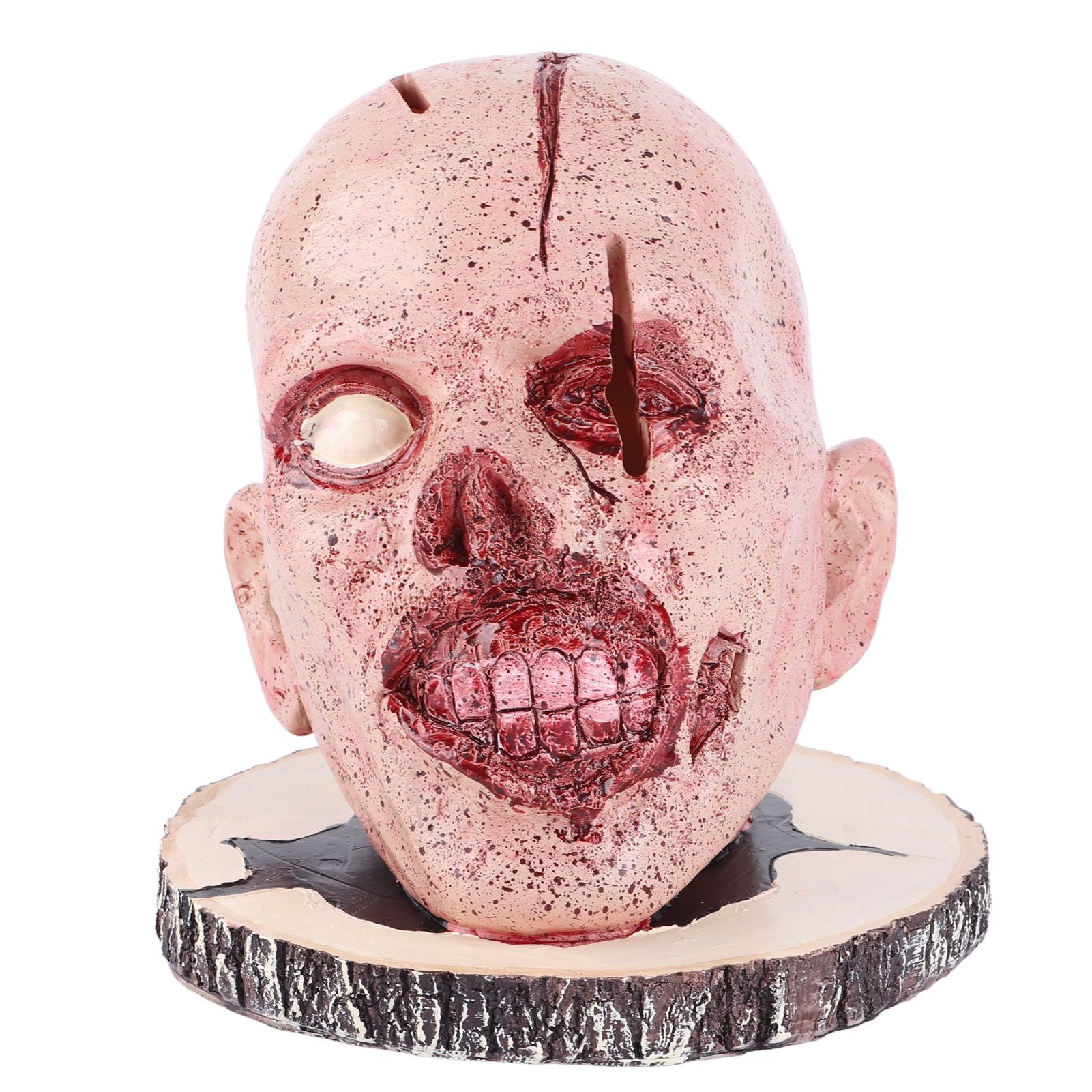 Knife Holder Head Horrr Skull Knife Storage Rack for Halloween Home Decor Kitchen Ornament
