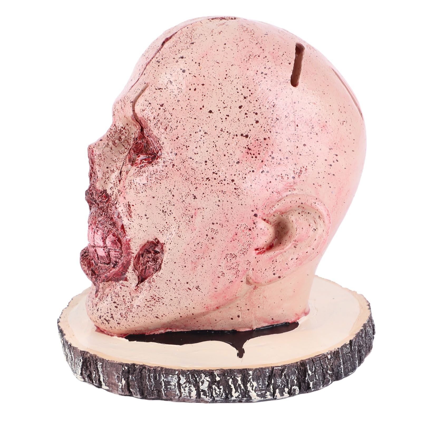 Knife Holder Head Horrr Skull Knife Storage Rack for Halloween Home Decor Kitchen Ornament