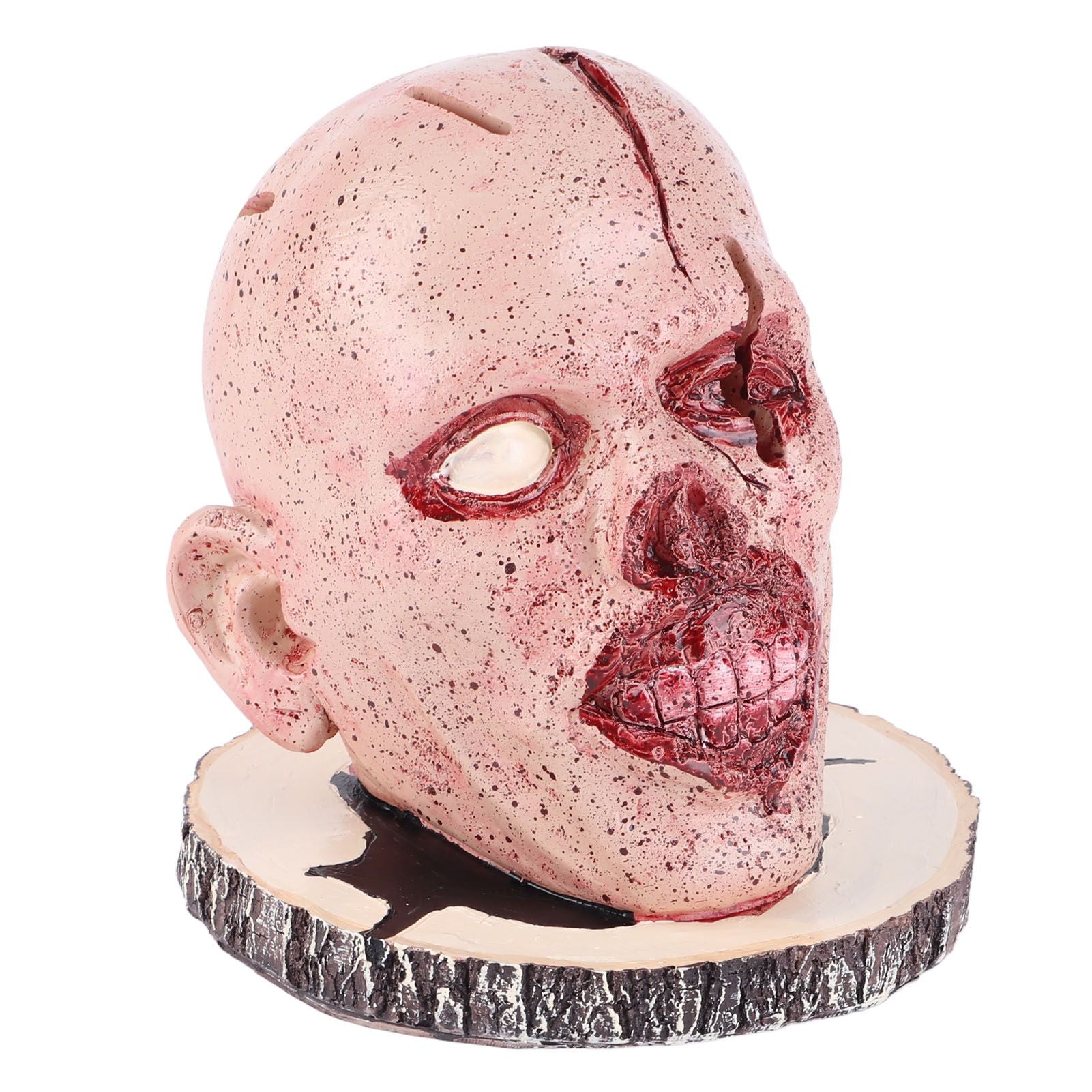 Knife Holder Head Horrr Skull Knife Storage Rack for Halloween Home Decor Kitchen Ornament