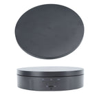 Electric Rotating Turntable 2 in 1 Smart Remote Control Jewelry Display Tray Live Streaming Ornaments Display Stand 5V Black