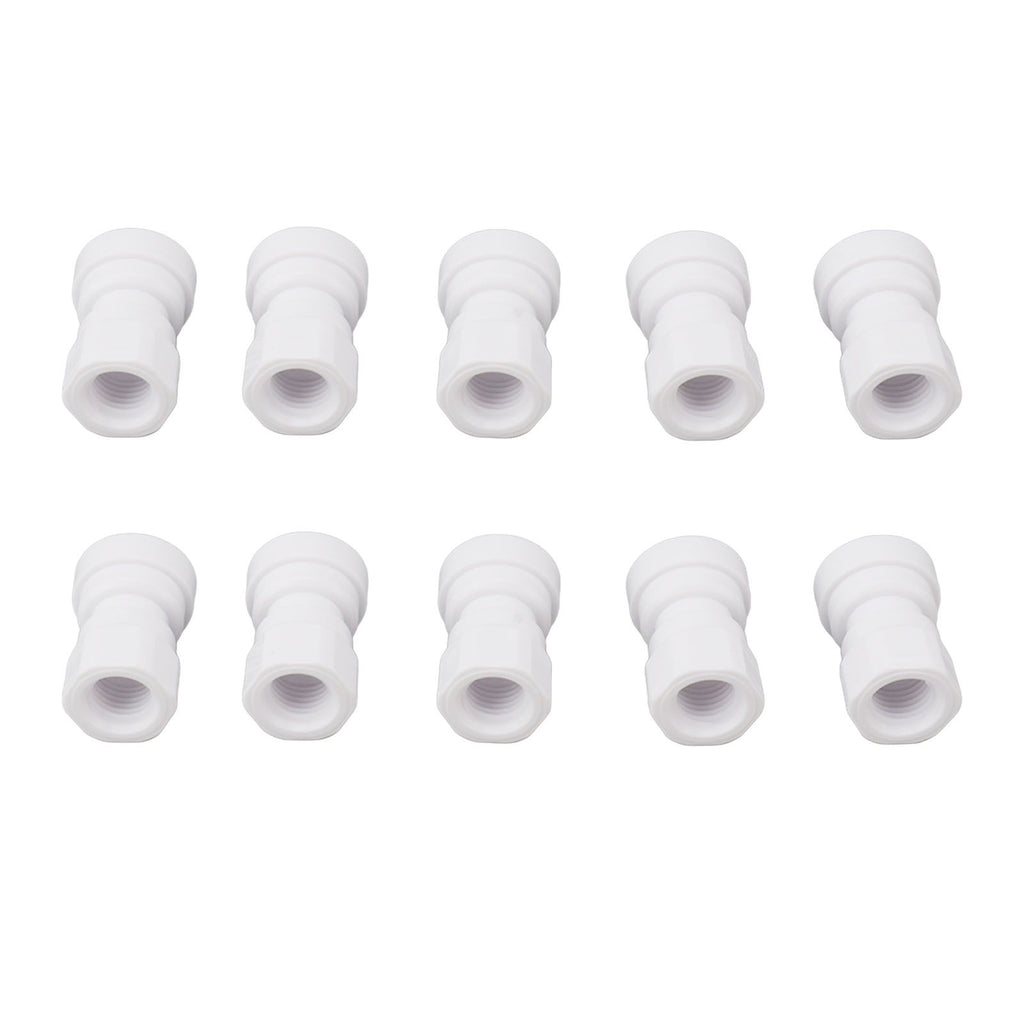 10 Pcs Plastic Quick Connect Fittings Multifunctional Plastic Quick Pipe Fitting for Home Winery Beer Brewing 3/8