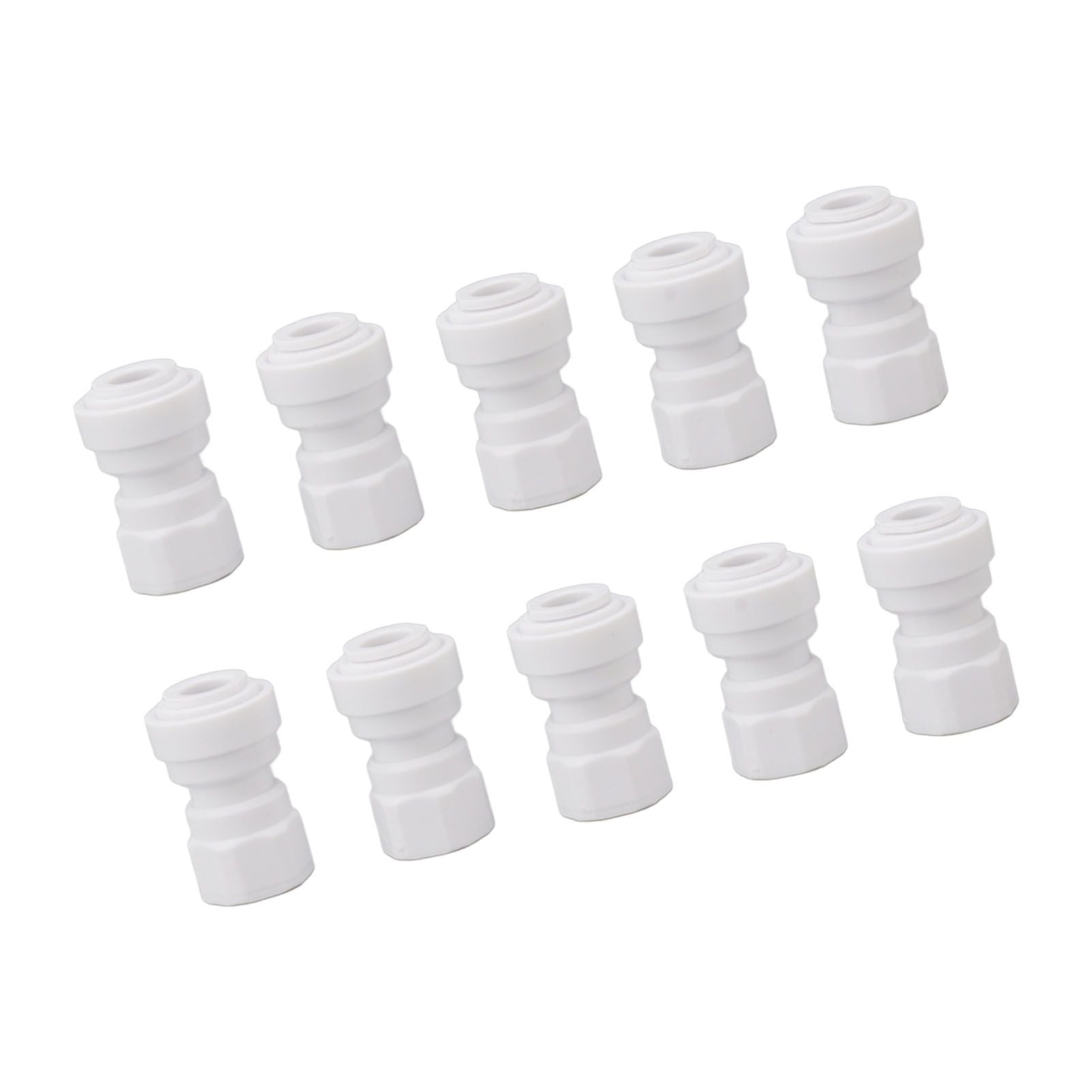 10 Pcs Plastic Quick Connect Fittings Multifunctional Plastic Quick Pipe Fitting for Home Winery Beer Brewing 3/8