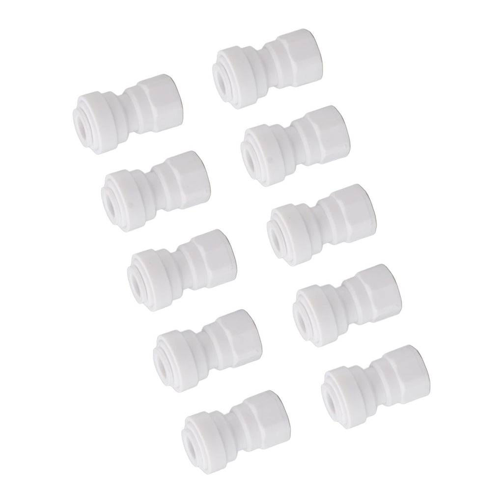 10 Pcs Plastic Quick Connect Fittings Multifunctional Plastic Quick Pipe Fitting for Home Winery Beer Brewing 3/8