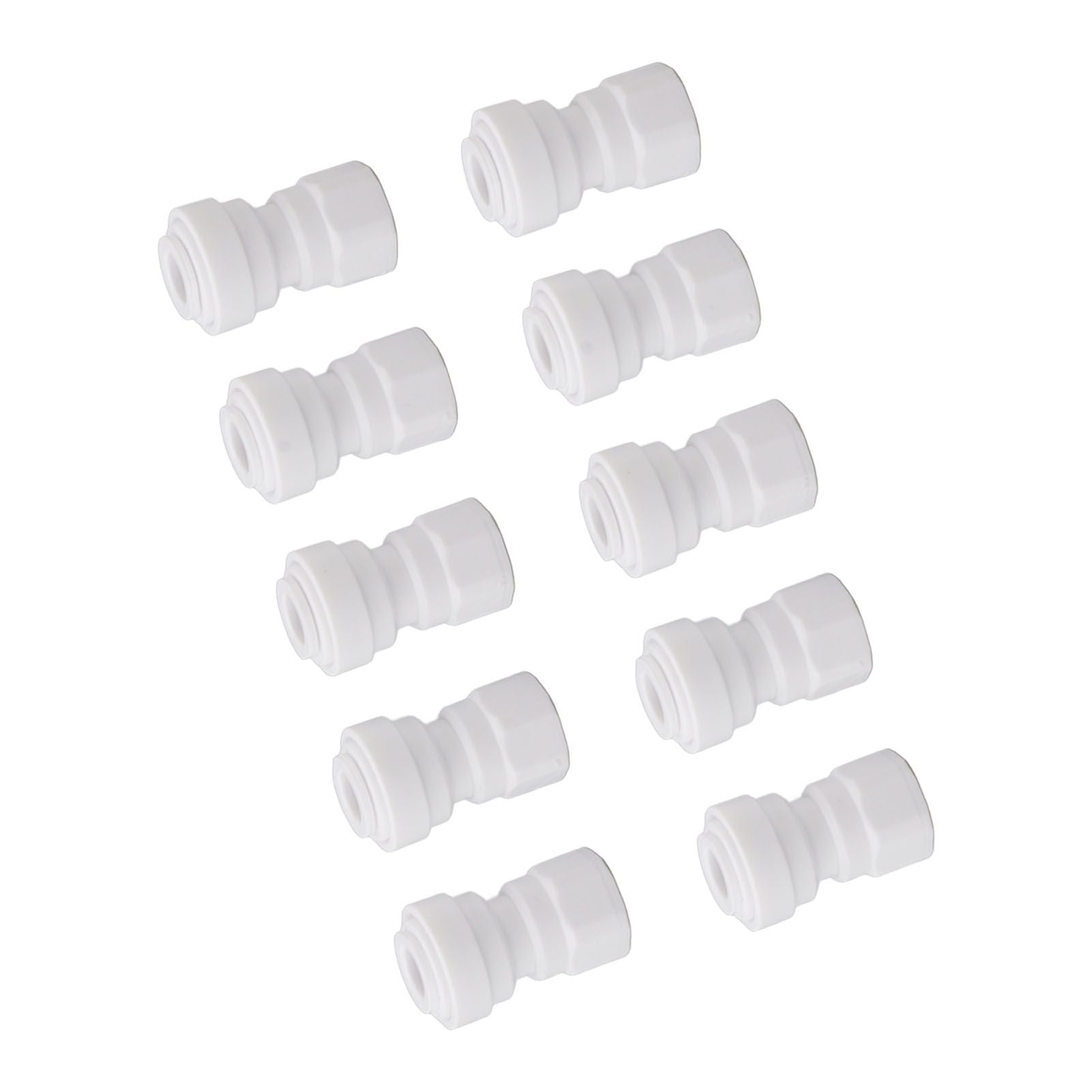 10 Pcs Plastic Quick Connect Fittings Multifunctional Plastic Quick Pipe Fitting for Home Winery Beer Brewing 3/8