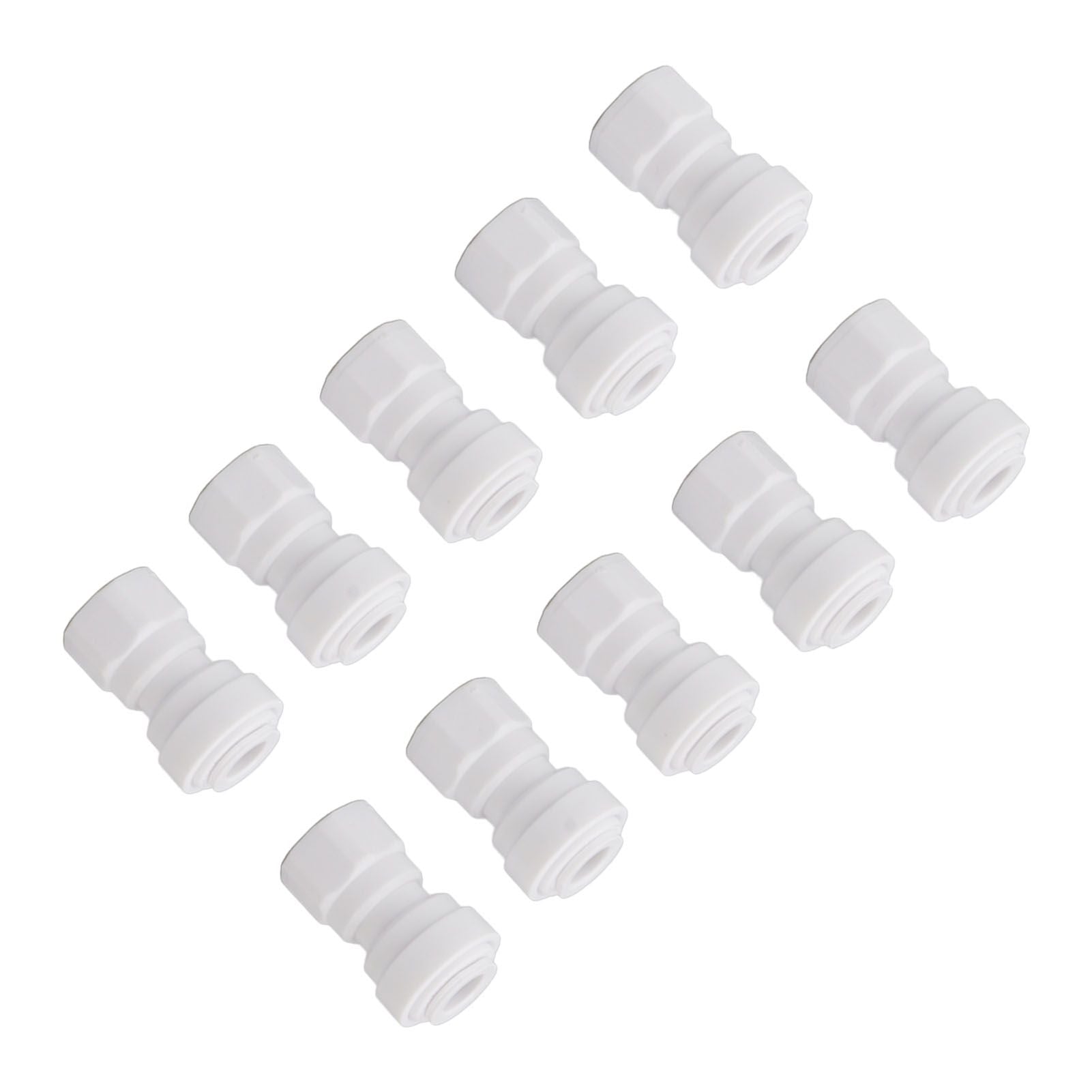 10 Pcs Plastic Quick Connect Fittings Multifunctional Plastic Quick Pipe Fitting for Home Winery Beer Brewing 3/8