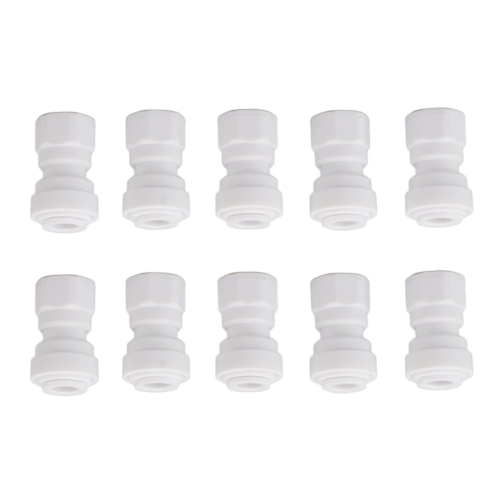 10 Pcs Plastic Quick Connect Fittings Multifunctional Plastic Quick Pipe Fitting for Home Winery Beer Brewing 3/8
