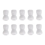 10 Pcs Plastic Quick Connect Fittings Multifunctional Plastic Quick Pipe Fitting for Home Winery Beer Brewing 3/8