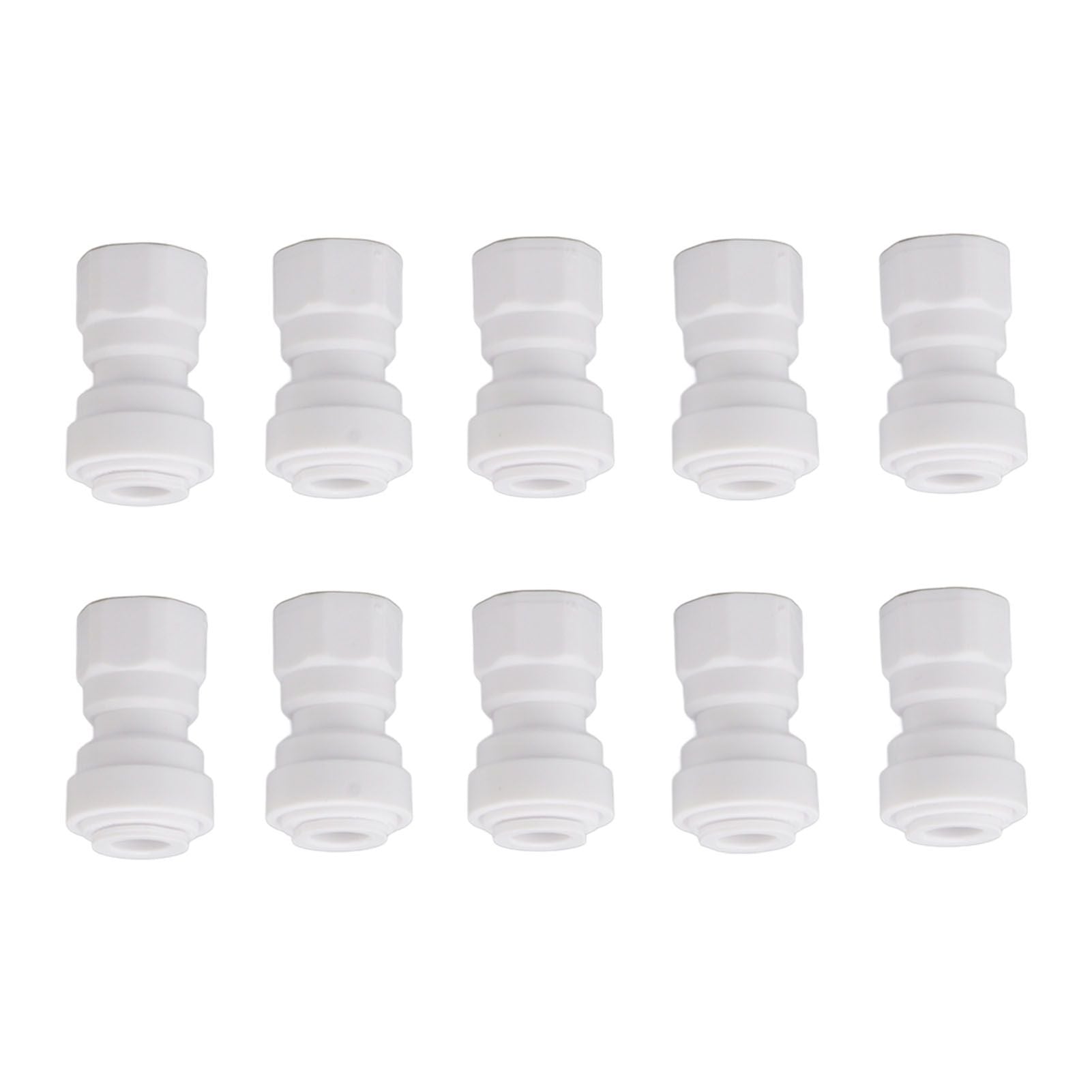 10 Pcs Plastic Quick Connect Fittings Multifunctional Plastic Quick Pipe Fitting for Home Winery Beer Brewing 3/8