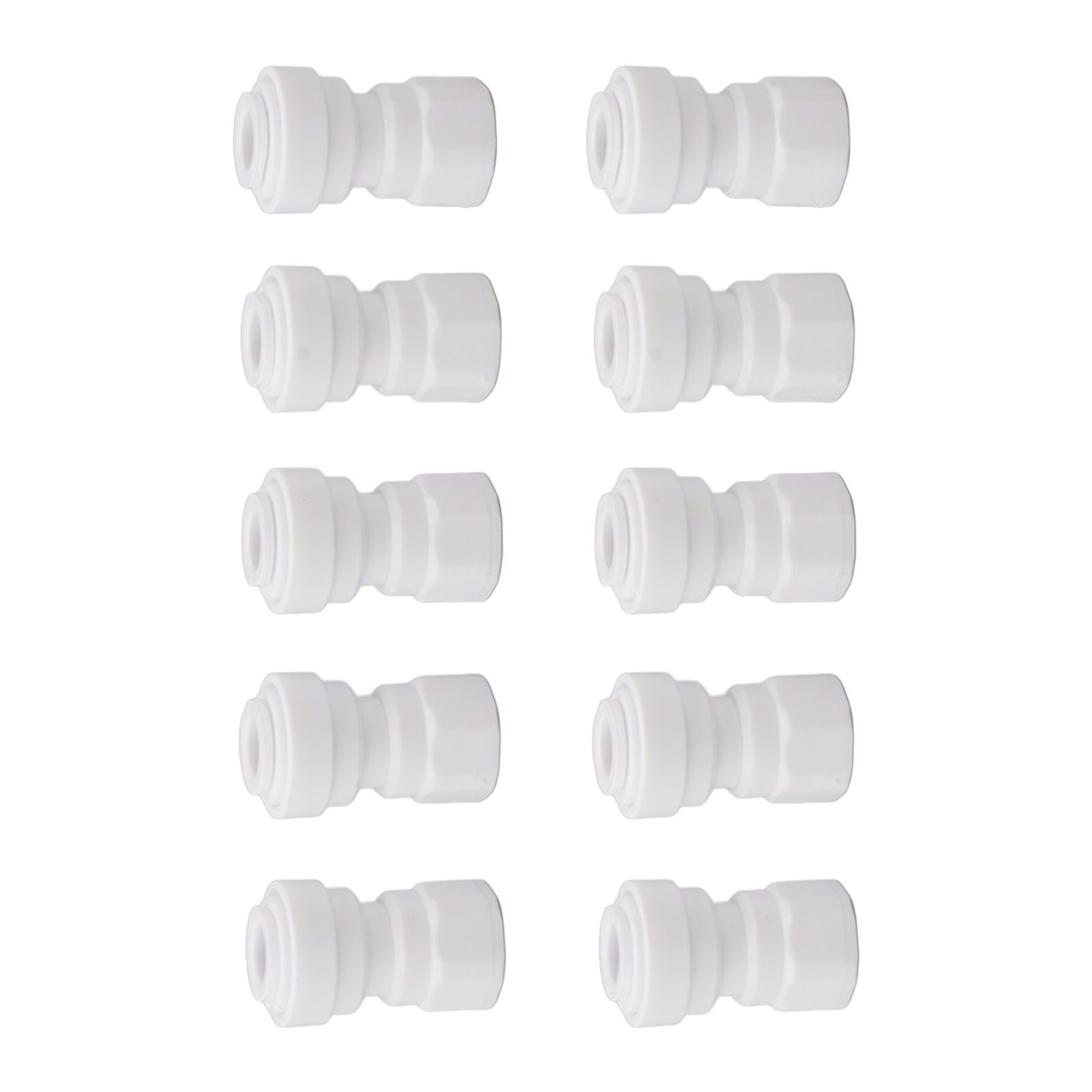 10 Pcs Plastic Quick Connect Fittings Multifunctional Plastic Quick Pipe Fitting for Home Winery Beer Brewing 3/8