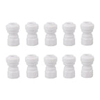 10 Pcs Plastic Quick Connect Fittings Multifunctional Plastic Quick Pipe Fitting for Home Winery Beer Brewing 3/8