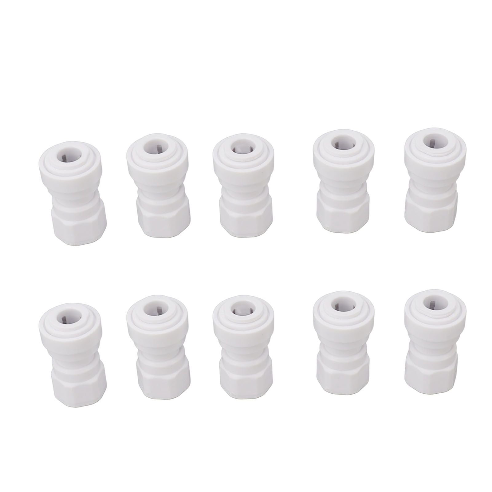 10 Pcs Plastic Quick Connect Fittings Multifunctional Plastic Quick Pipe Fitting for Home Winery Beer Brewing 3/8