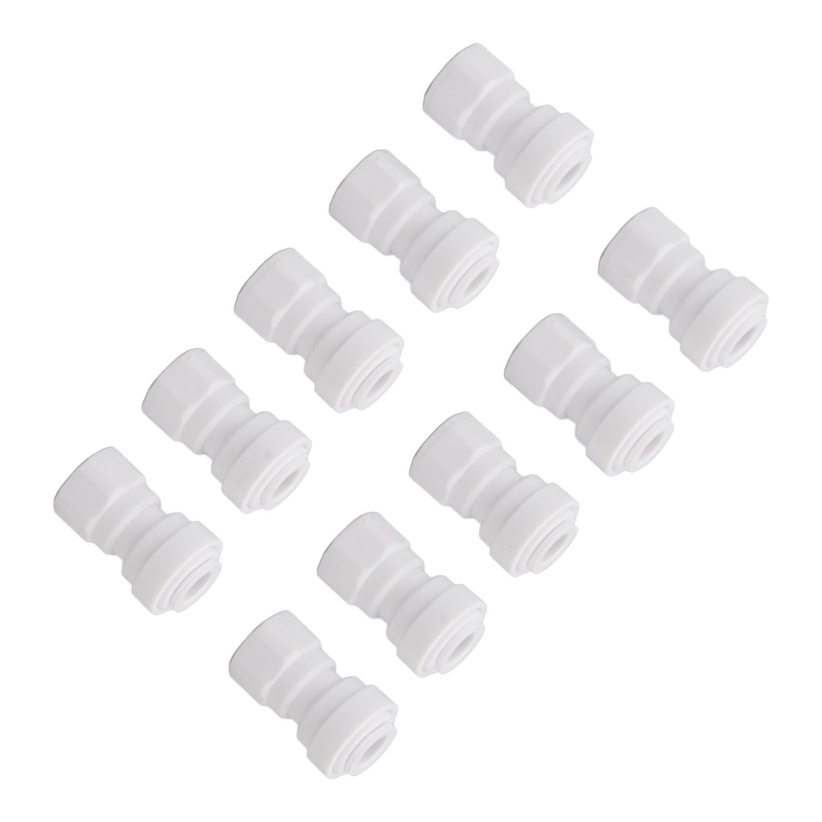 10 Pcs Plastic Quick Connect Fittings Multifunctional Plastic Quick Pipe Fitting for Home Winery Beer Brewing 3/8