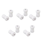 10 Pcs Plastic Quick Connect Fittings Multifunctional Plastic Quick Pipe Fitting for Home Winery Beer Brewing 3/8