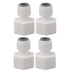 4Pcs Plastic Draft Beer Barrel Dispenser Adapter Beer Machine Maker Dispenser Adapter DN65