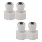 4Pcs Plastic Draft Beer Barrel Dispenser Adapter Beer Machine Maker Dispenser Adapter DN10