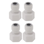 4Pcs Plastic Draft Beer Barrel Dispenser Adapter Beer Machine Maker Dispenser Adapter DN10