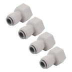 4Pcs Plastic Draft Beer Barrel Dispenser Adapter Beer Machine Maker Dispenser Adapter DN10