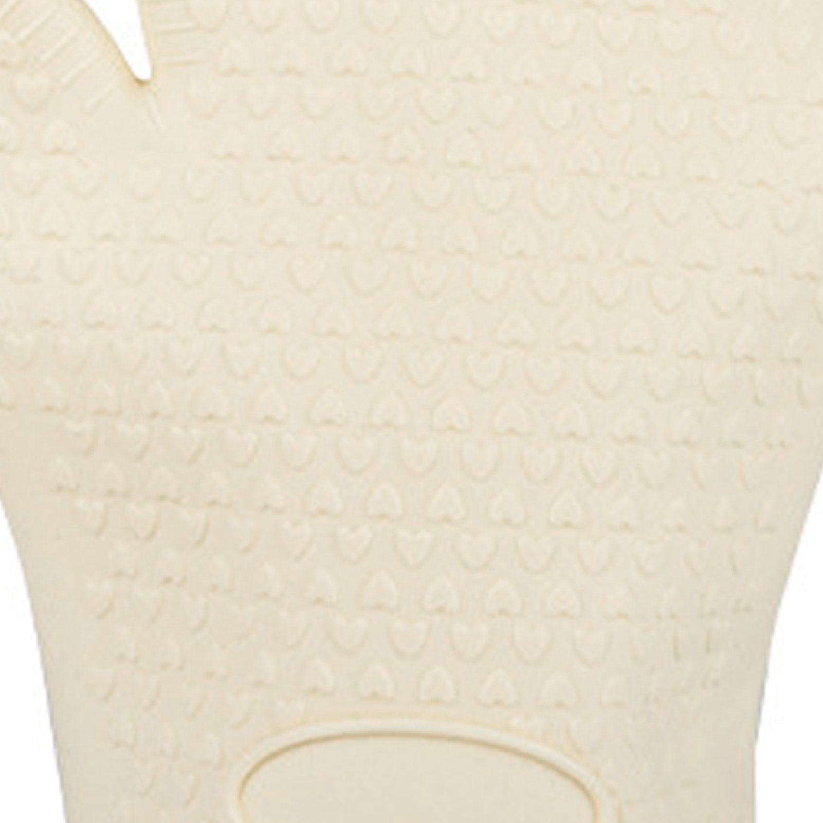 Thickened Silicone Anti Scalding Oven Glove Heat Resistant Silicone Cooking Glove for Microwave Oven Toaster Ivory White