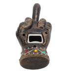 Fist Beer Opener Cool Middle Finger Shape Portable Fist Beer Bottle Opener for Men Husband Dad Grandpa Boyfriend Gold