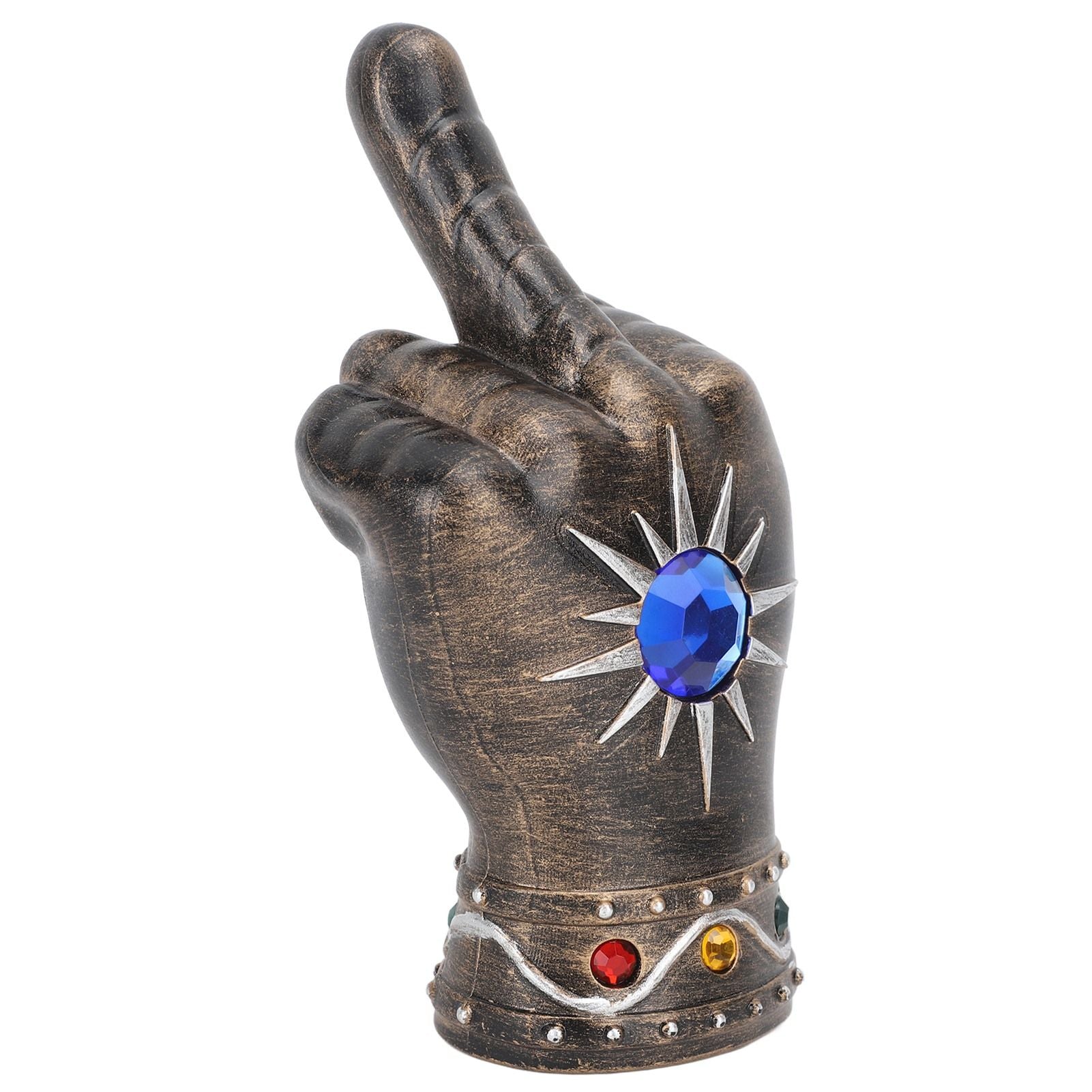 Fist Beer Opener Cool Middle Finger Shape Portable Fist Beer Bottle Opener for Men Husband Dad Grandpa Boyfriend Gold