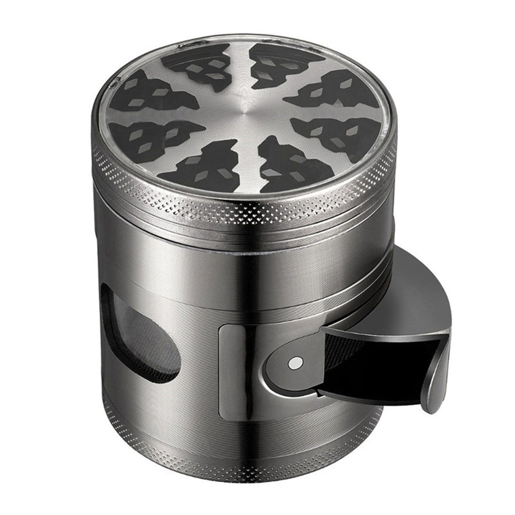 Manual Spice Grinder Small Portable Zinc Alloy Herb Grinder for Household Kitchen Restaurant