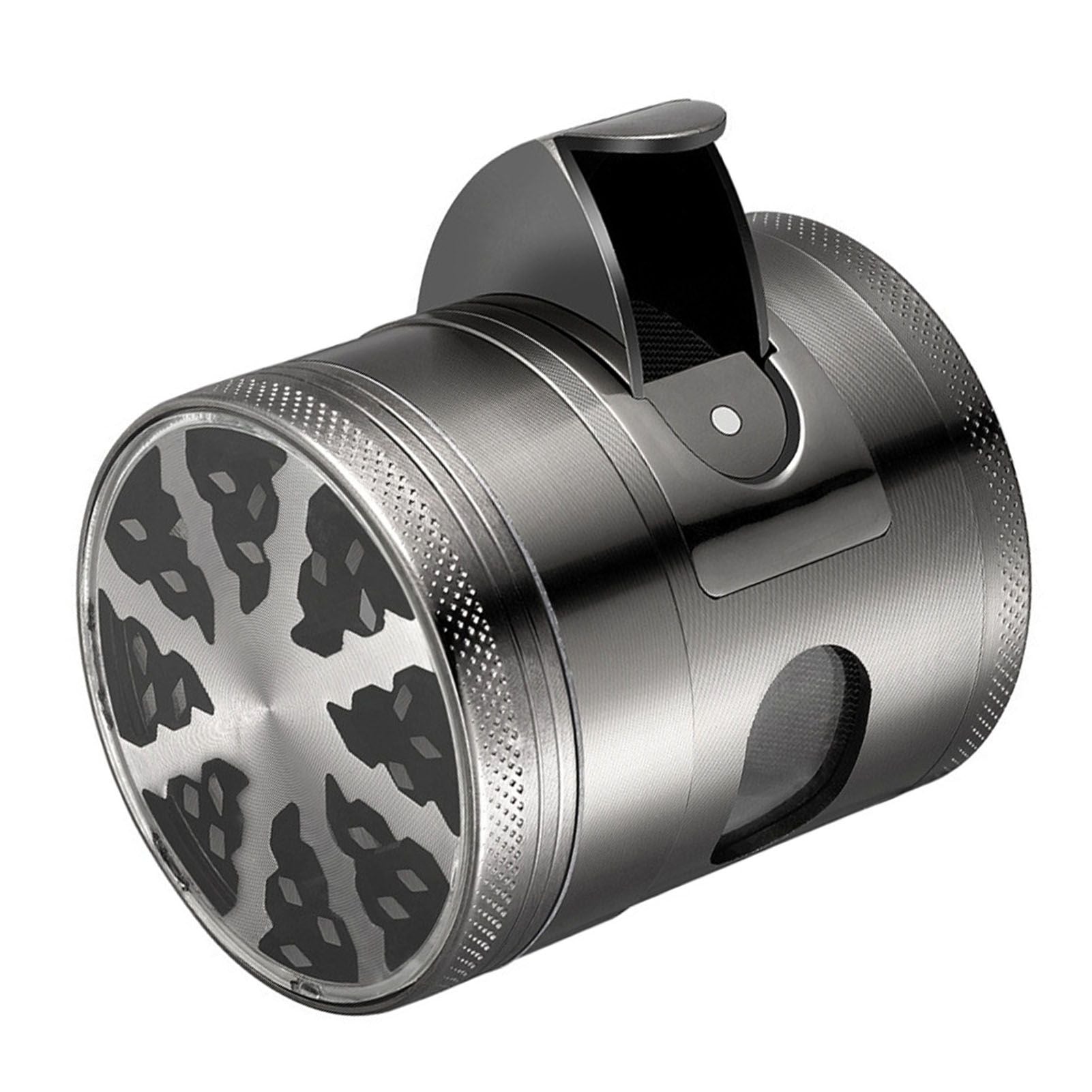 Manual Spice Grinder Small Portable Zinc Alloy Herb Grinder for Household Kitchen Restaurant