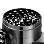 Manual Spice Grinder Small Portable Zinc Alloy Herb Grinder for Household Kitchen Restaurant