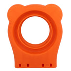 Sandwich Cutter Mold Manual Cake Bread Cutter Sealer Tool Round for Kitchen Cooking Orange