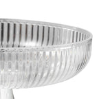 Fruit Plate Multifunctional Plastic Stylish Space Saving Decorative Snack Bowl for Candy Nuts Transparent