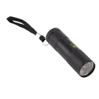 Small UV Flashlight 9 Led 395nm Purple Light Flashlight Mini Pet Urine Detector Light for Dog Cat Dry Stains Resin Curing