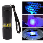 Small UV Flashlight 9 Led 395nm Purple Light Flashlight Mini Pet Urine Detector Light for Dog Cat Dry Stains Resin Curing