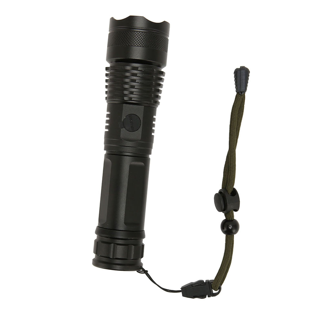 LED Flashlight Zoomable P50 Beads 5000lm 3 Light Modes Battery Display Bright Flashlight for Outdoor Adventure Camping