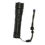 LED Flashlight Zoomable P50 Beads 5000lm 3 Light Modes Battery Display Bright Flashlight for Outdoor Adventure Camping