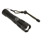 LED Flashlight Zoomable P50 Beads 5000lm 3 Light Modes Battery Display Bright Flashlight for Outdoor Adventure Camping