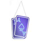 Poker LED Neon Signs Playing Cards Neon Signs for Wall Decor Bedroom Casino Bar Hotel Play Room Birthday Party Decor J Poker