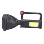 Handheld Spotlight Strong Light Waterproof Rechargeable Spotlight Flashlight LED Searchlight for Outdoor Camping Hiking