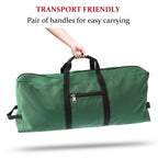 Christmas Tree Storage Bag 600D Oxford Cloth with Handle for 7in Tall Detachable Tree Red 152.4x50.8x63.5cm
