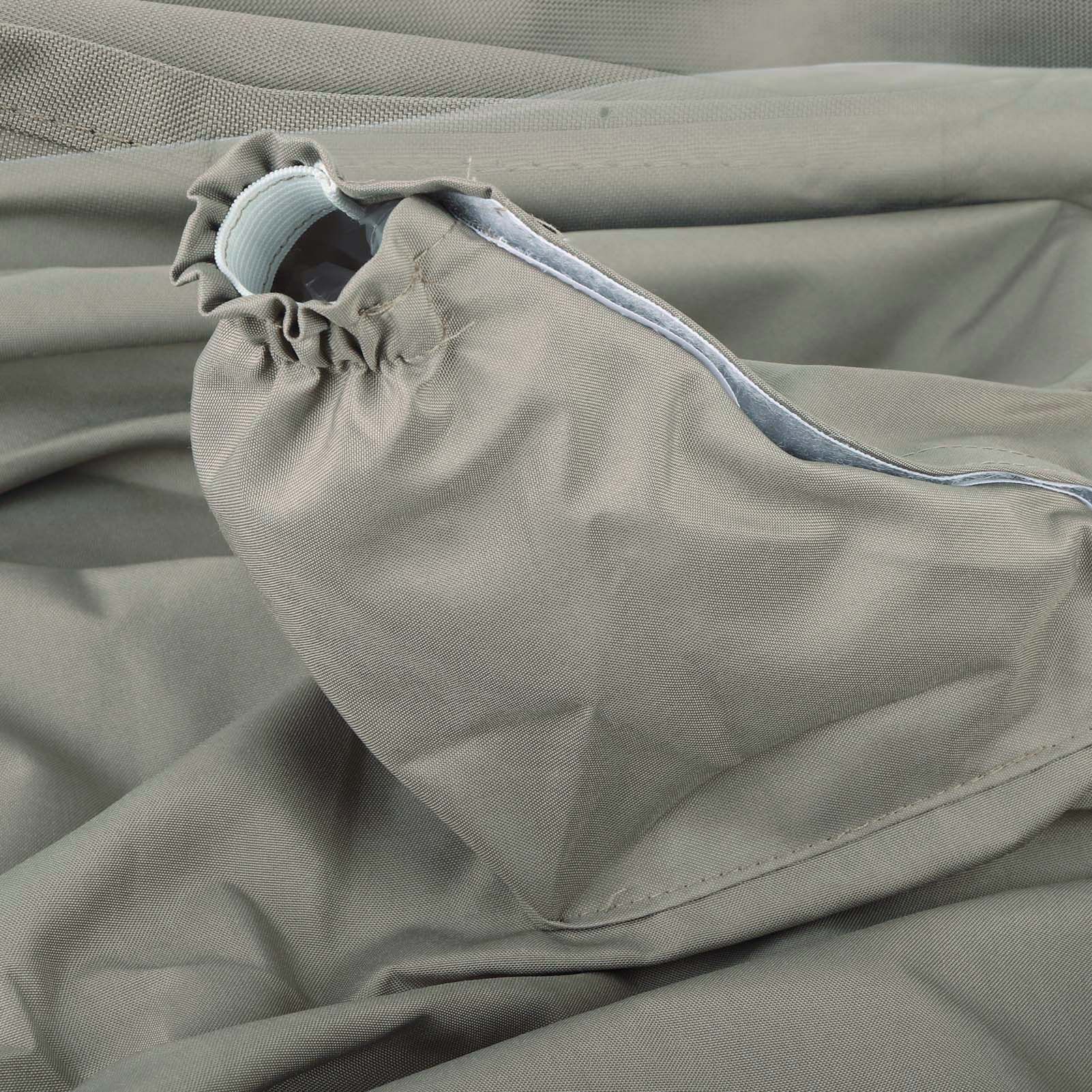 Outdoor Umbrella Replacement Canopy Polyester Parasol Umbrella Sunproof Rainproof Fabric Garden Patio Umbrella Top Cover